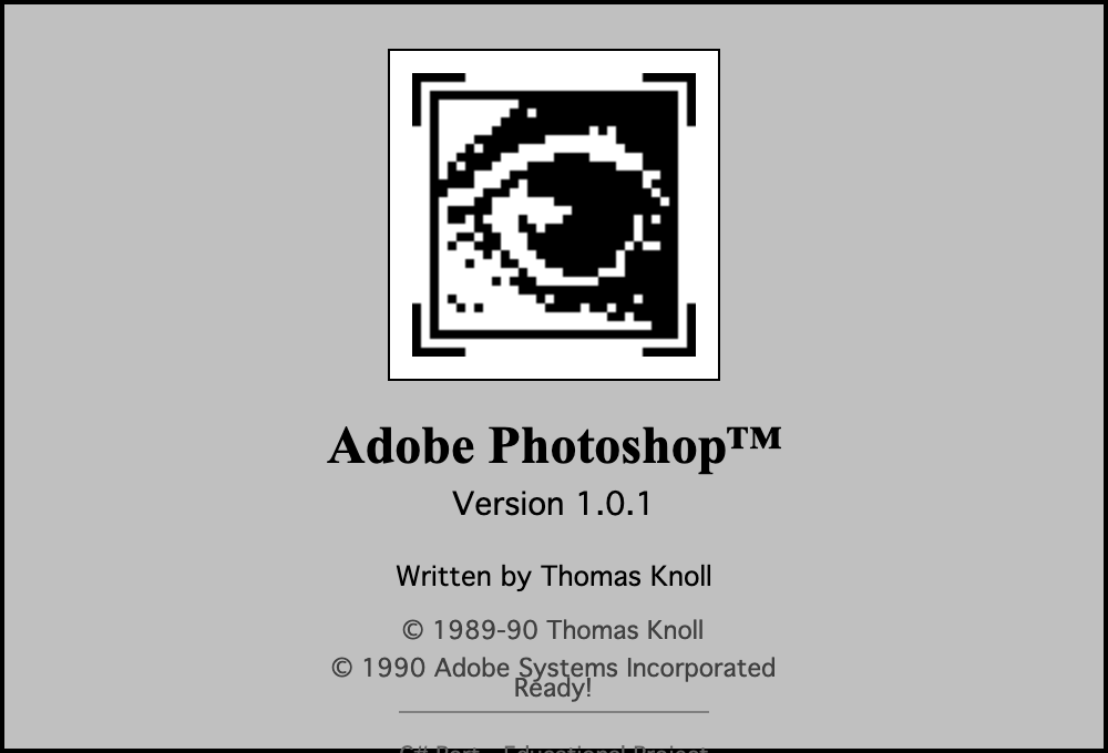 Photoshop 1.0 running in C# on macOS